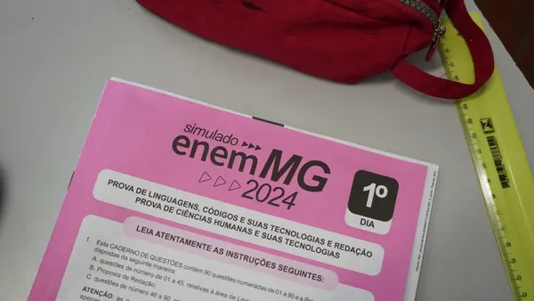 Simulado do Enem na Escola Estadual Patrus de Sousa, em Juiz de Fora